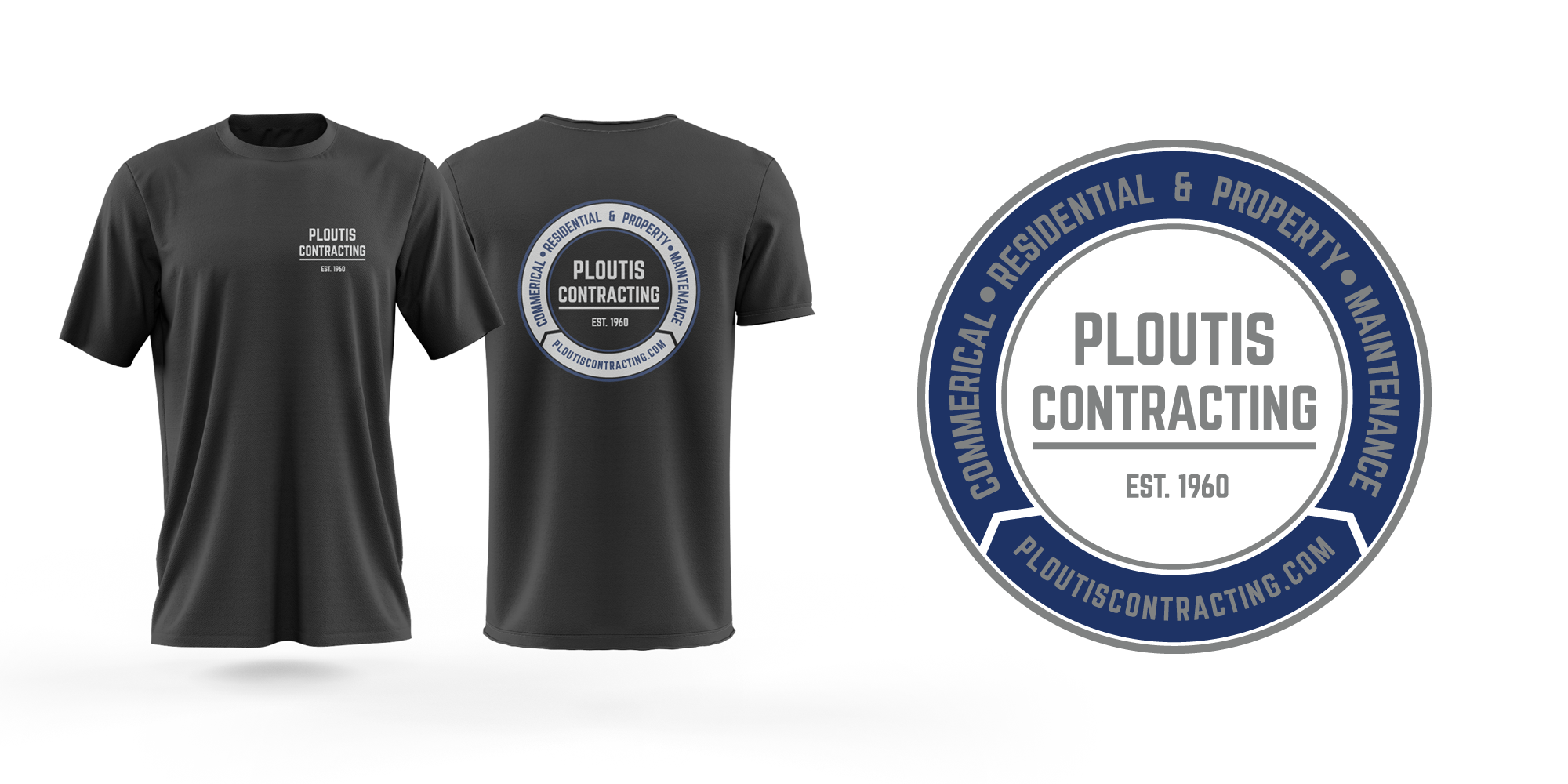 T-shirt Design by Risallah for ploutis contracting | Design #26237170