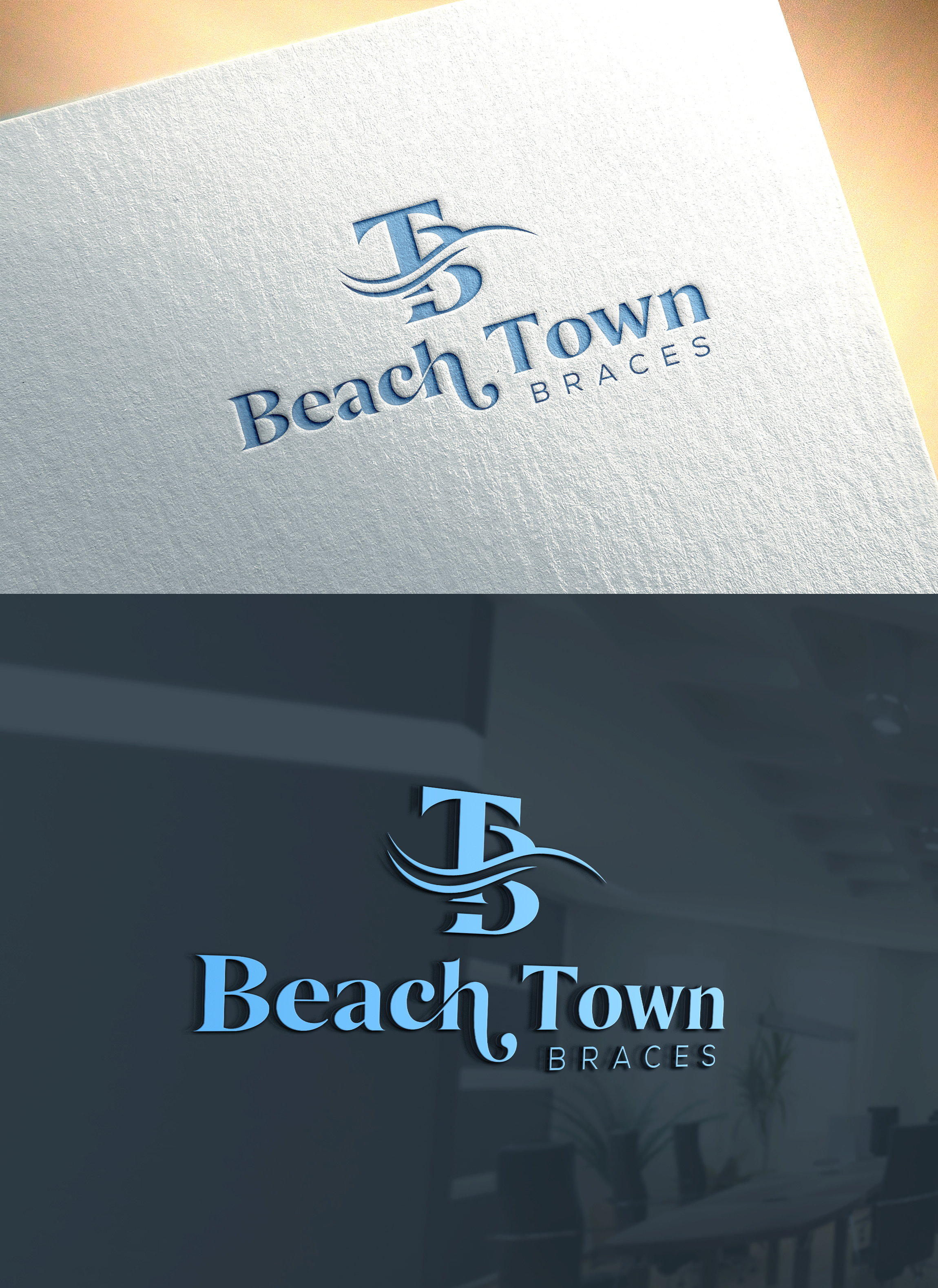Logo-Design von Art Lancer für Beach Town Braces | Design #26267322