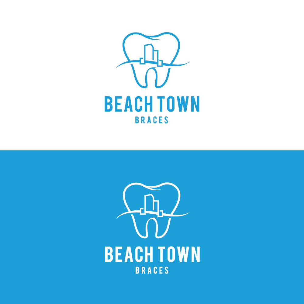 Logo Design by Sujit Banerjee for Beach Town Braces | Design #26235015