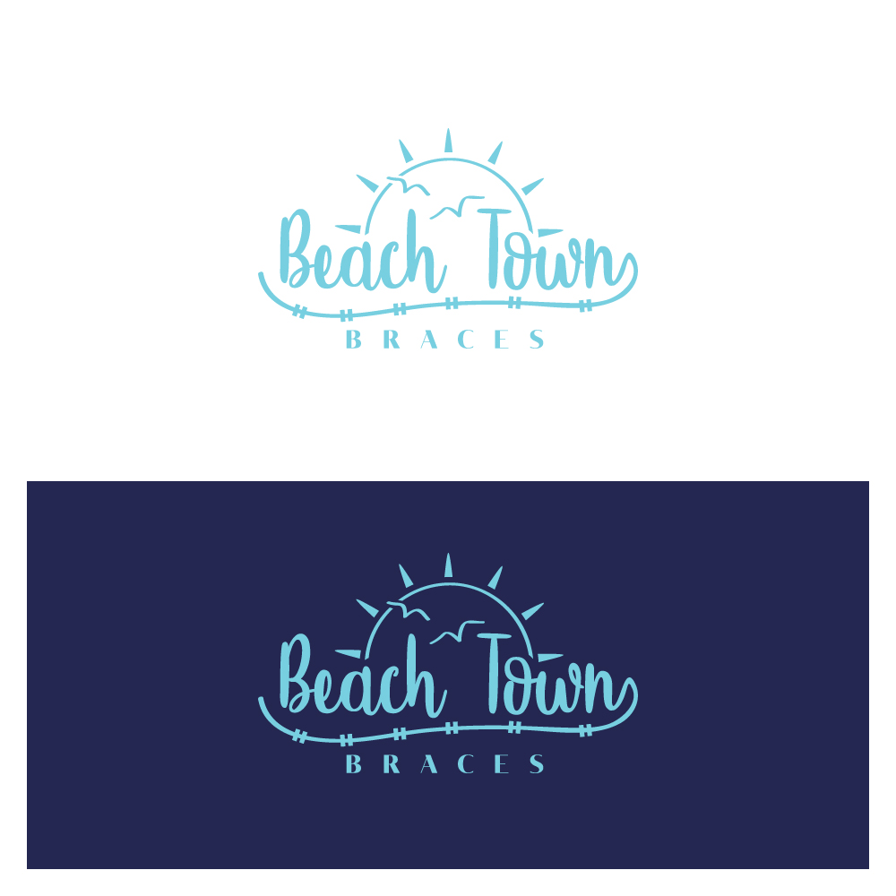 Logo Design by Sujit Banerjee for Beach Town Braces | Design #26235021