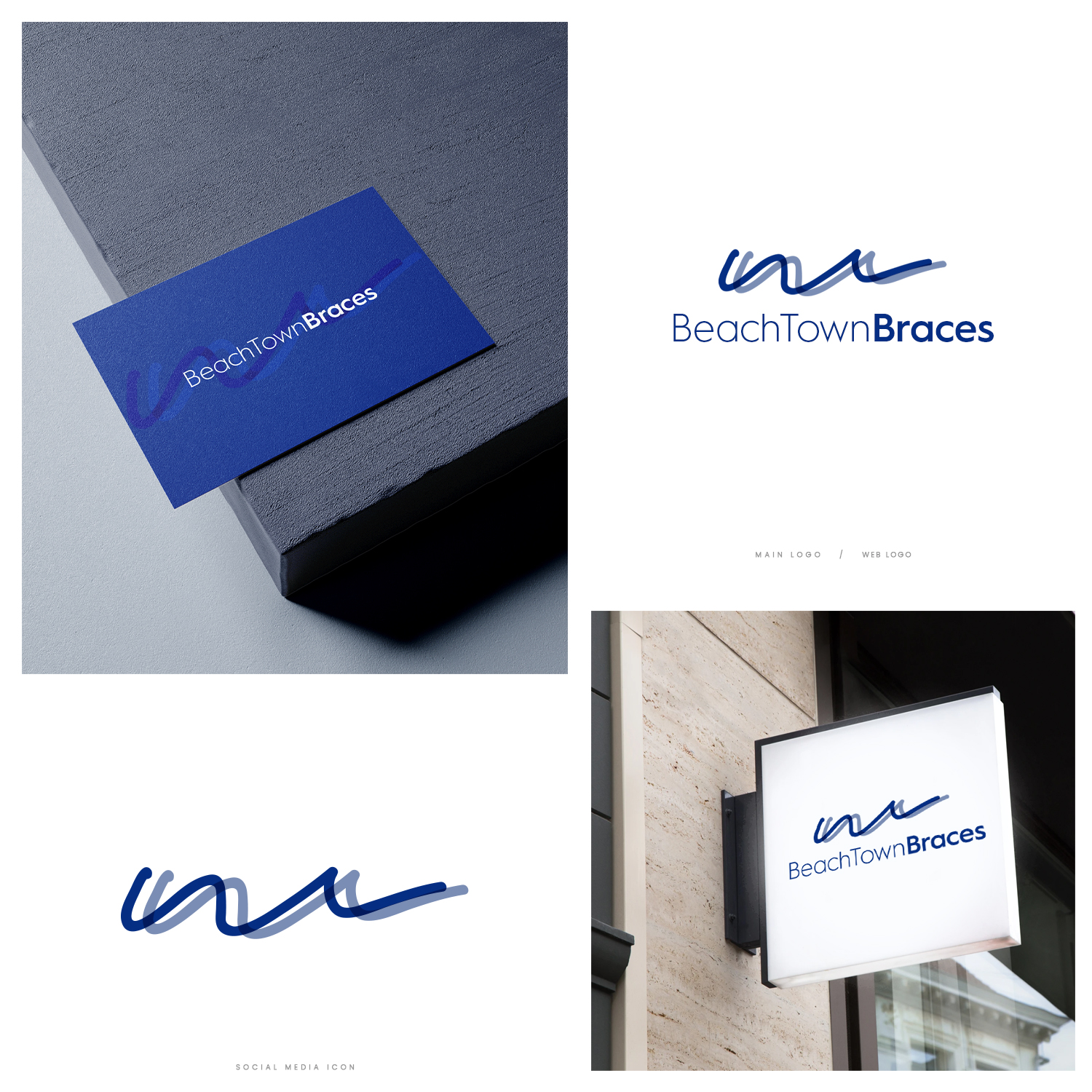 Logo Design by DominicDesign for Beach Town Braces | Design #26254661