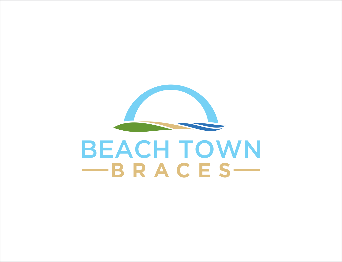 Logo Design by BNdesigner for Beach Town Braces | Design #26256669