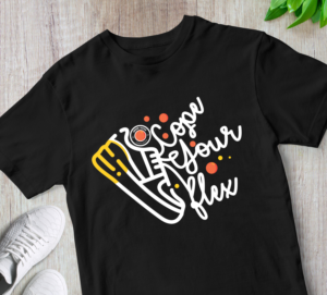 “Cop Your Flex” T-shirt design | Diseño de Camiseta por Navisol Creatives