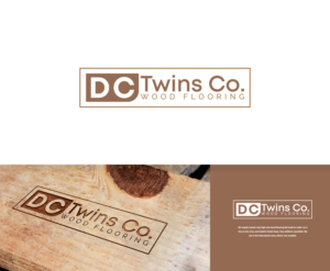 D C Twin Company Wood Flooring or D C Twin Co. Wood Floors | Logo Design by ivan