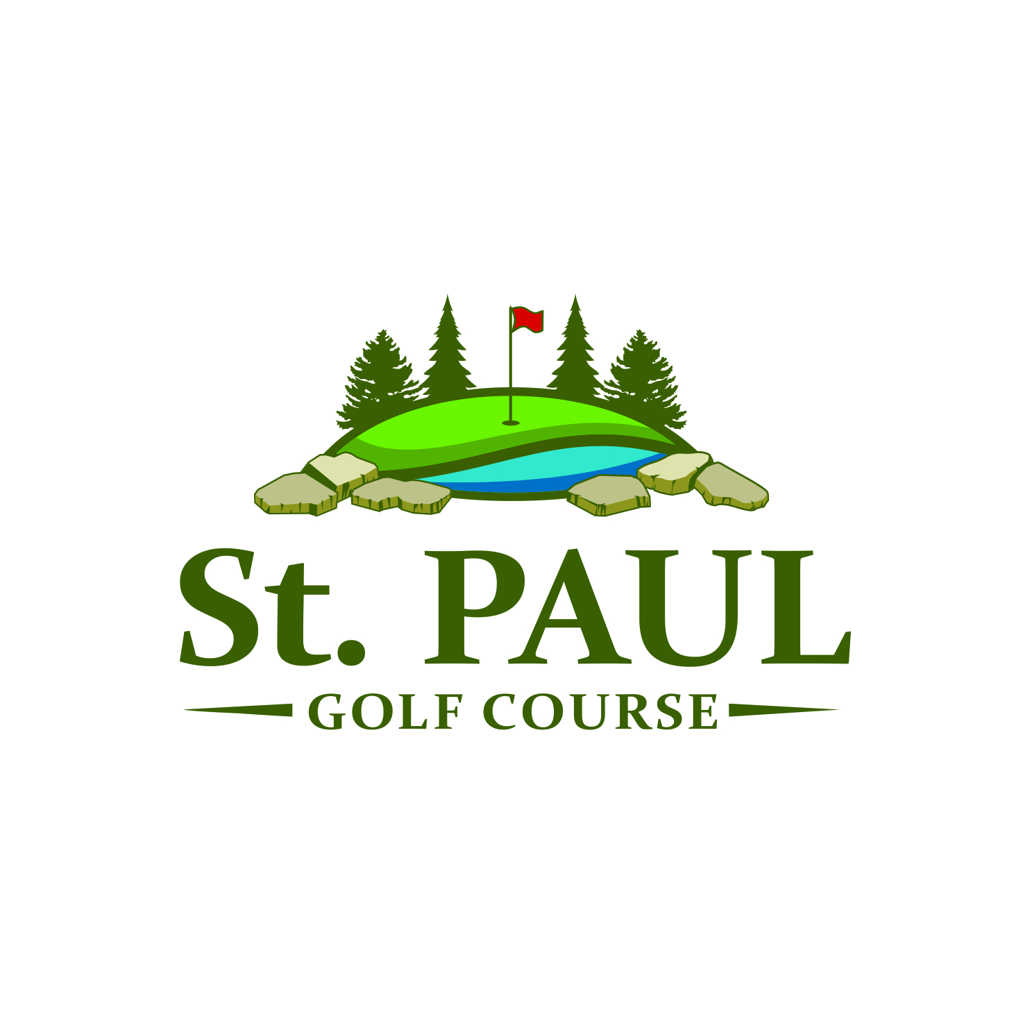 Logo-Design von JohnnyMacK für St. Paul Golf Course | Design #26344786