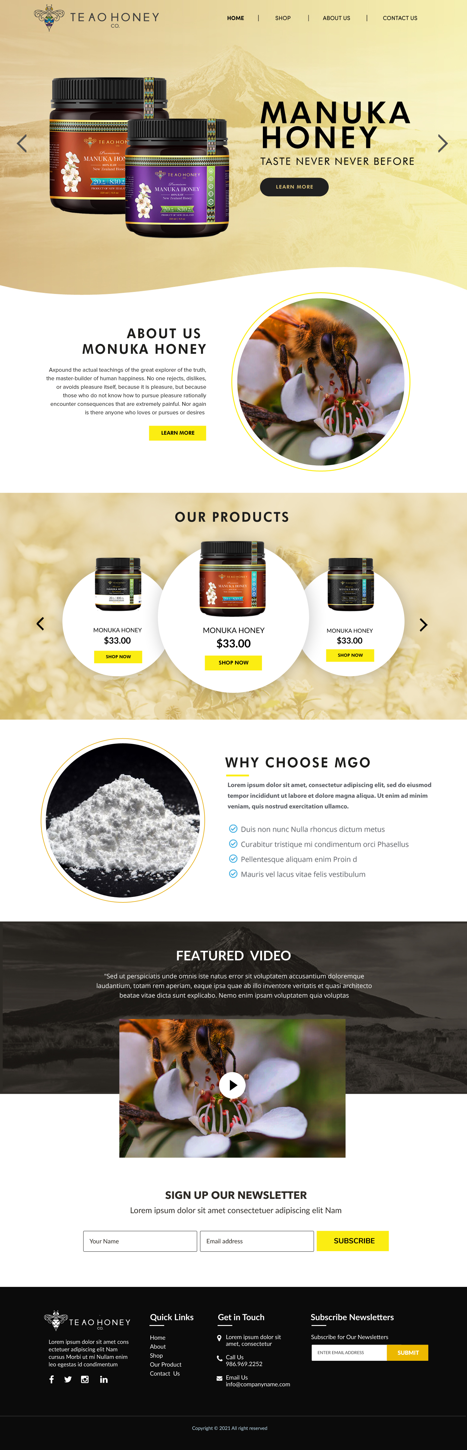 Web Design by Blue Sparrow for this project | Design #26250455