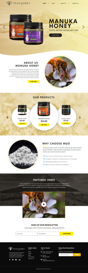 Web Design par Blue Sparrow pour ce projet | Design : #26250455