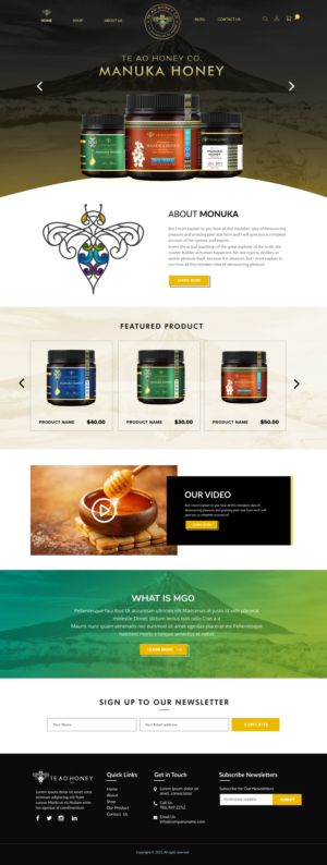 Web Design by Blue Sparrow for this project | Design: #26250456