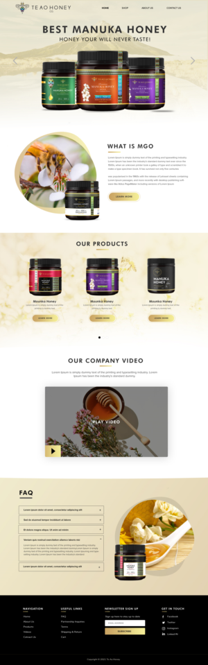 Web Design by Blue Sparrow for this project | Design: #26250458