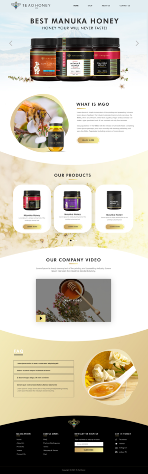 Web Design by Blue Sparrow for this project | Design: #26250460