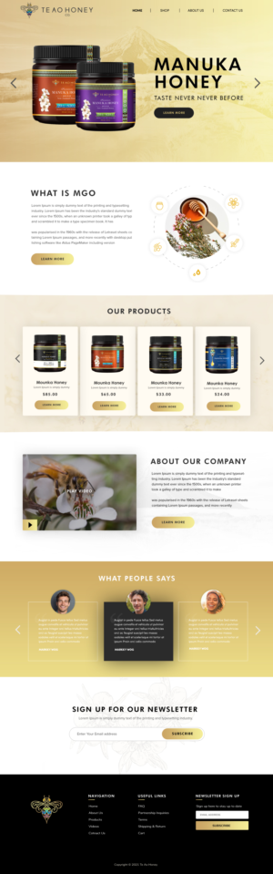 Web Design by Blue Sparrow for this project | Design: #26250461