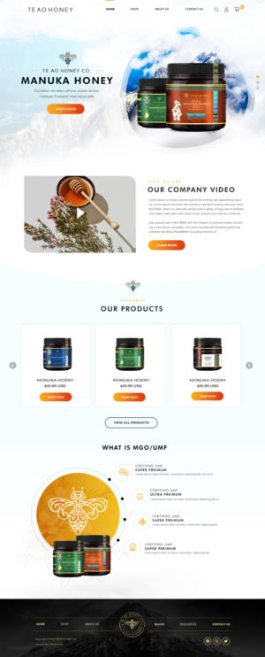Web Design by Blue Sparrow for this project | Design: #26274489