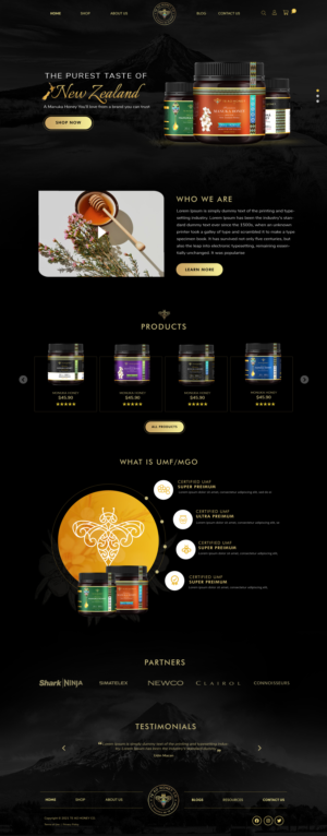 Web Design by Blue Sparrow for this project | Design: #26274490
