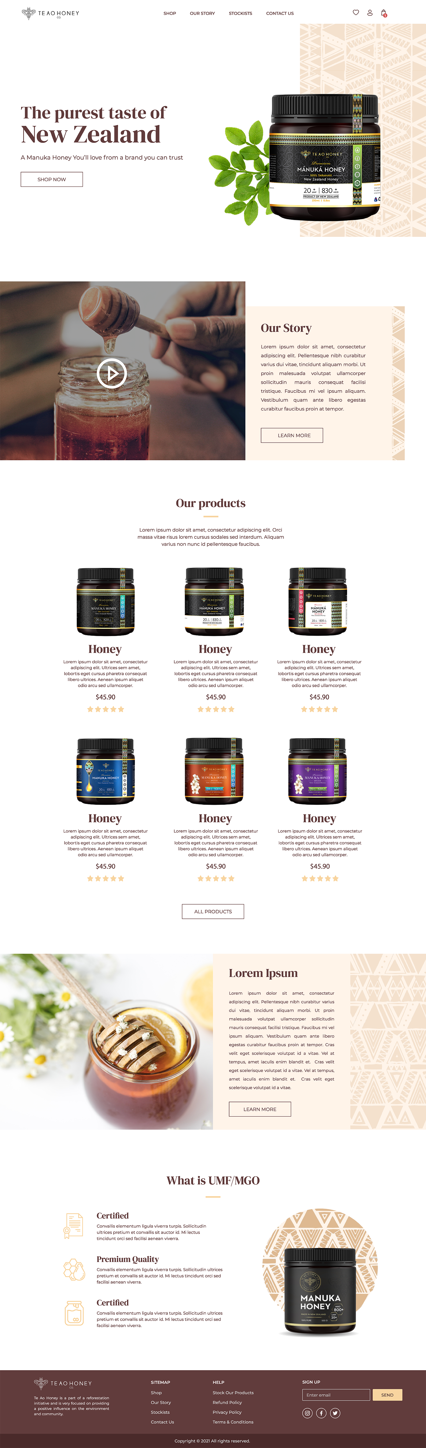 Web Design by Katherine_ for this project | Design #26296316