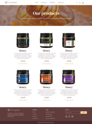 Web Design by Katherine_ for this project | Design: #26296378