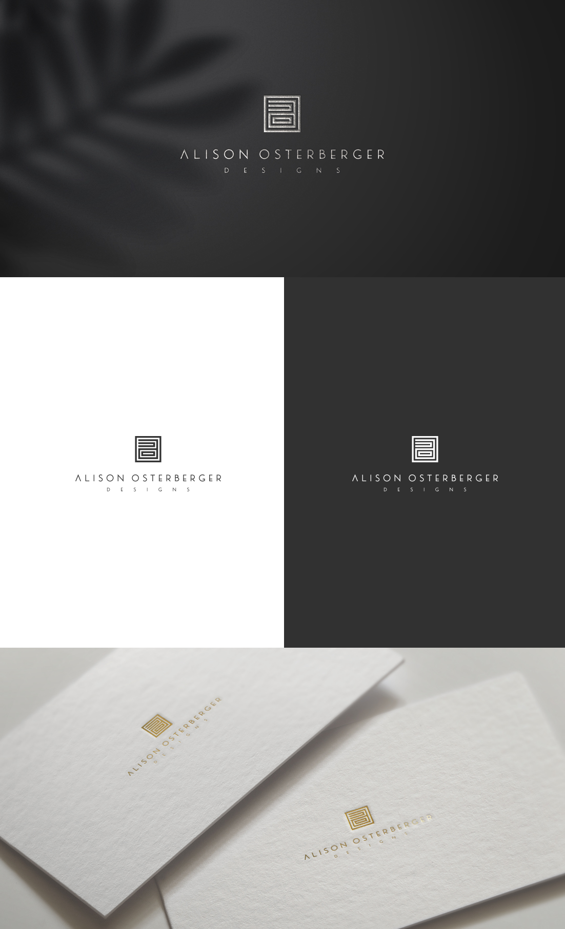 Logo-Design von GLDesigns für Alison Osterberger Designs | Design #26237987