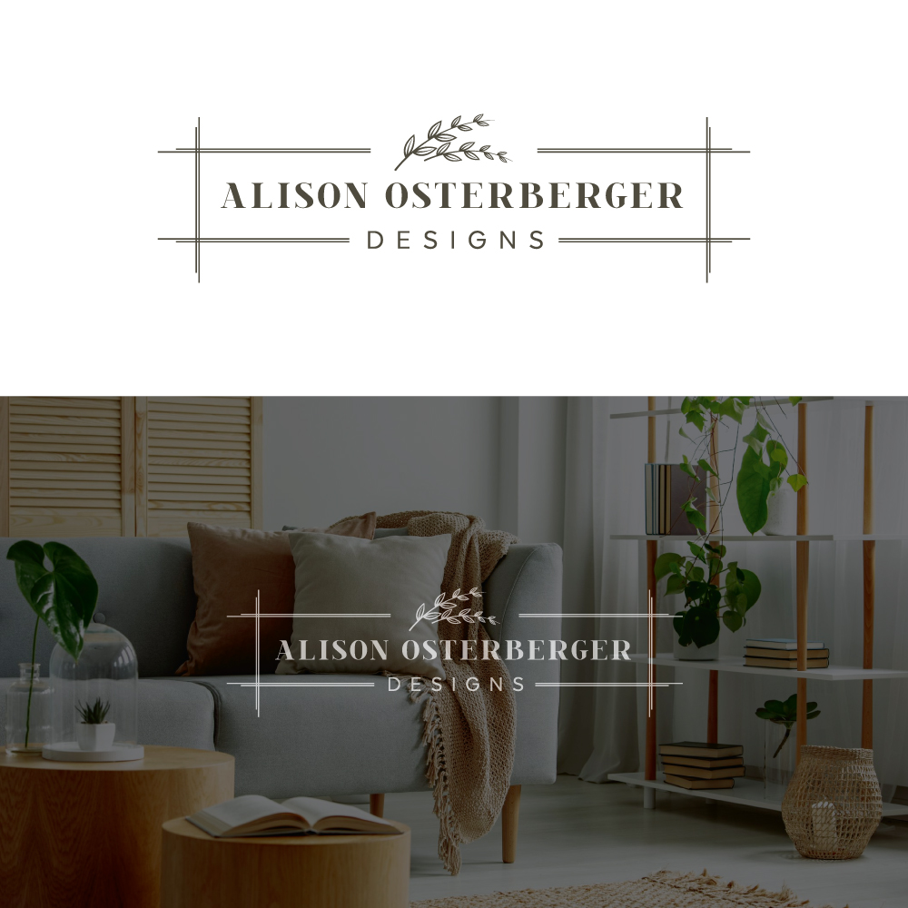 Logo Design by ecorokerz for Alison Osterberger Designs | Design #26232443