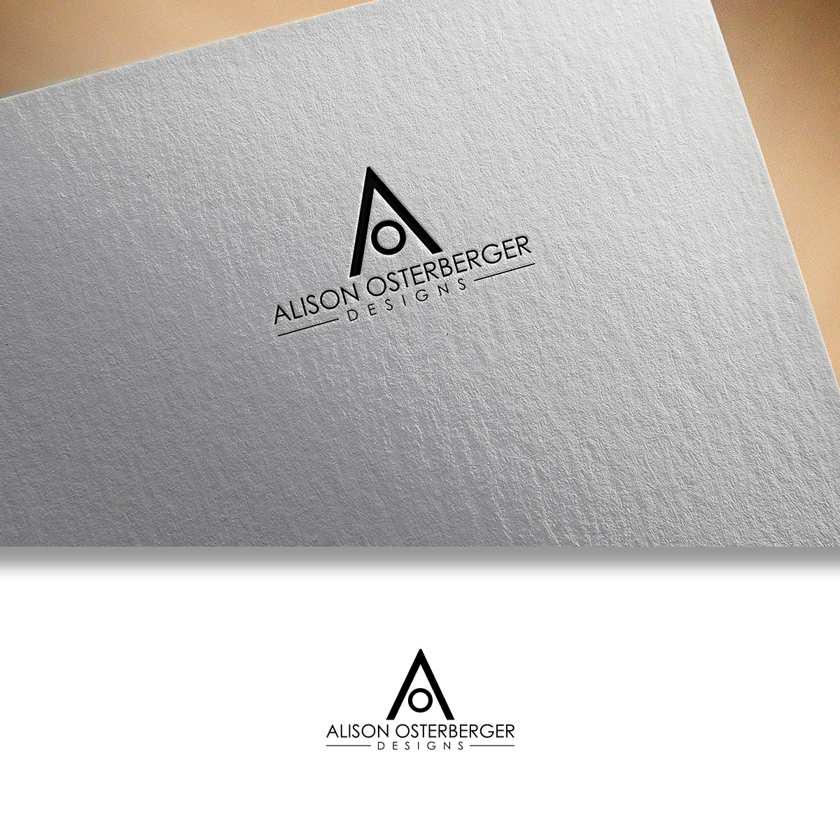Logo Design by DesignDUO for Alison Osterberger Designs | Design #26233406