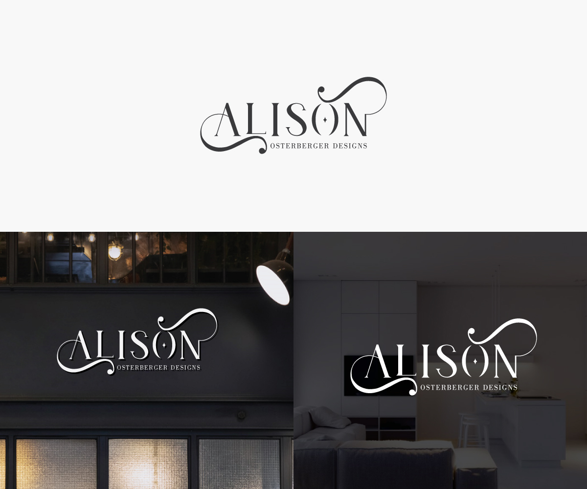 Logo Design by step forward 2 for Alison Osterberger Designs | Design #26232229