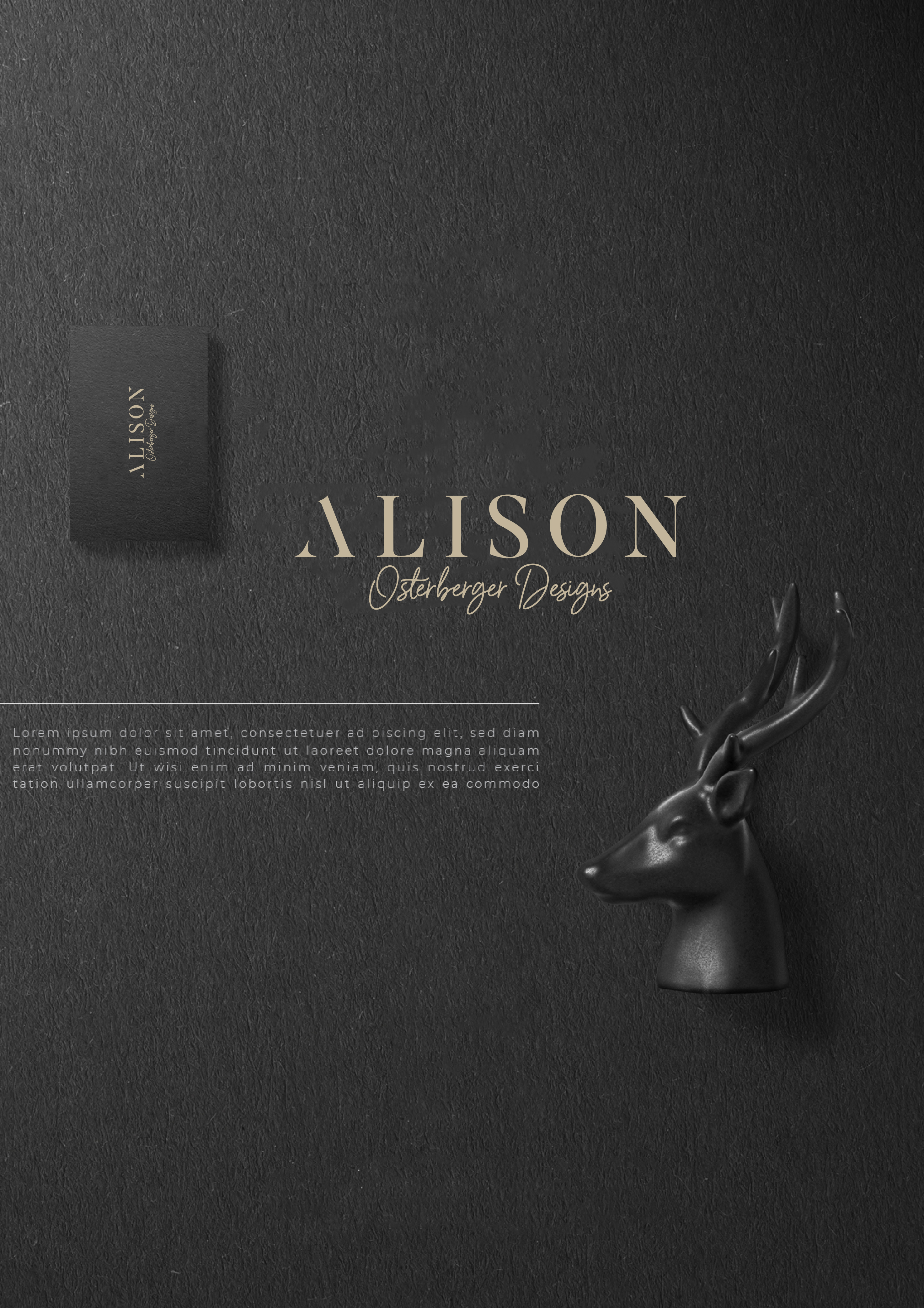 Logo Design by Angga 16 for Alison Osterberger Designs | Design #26237477