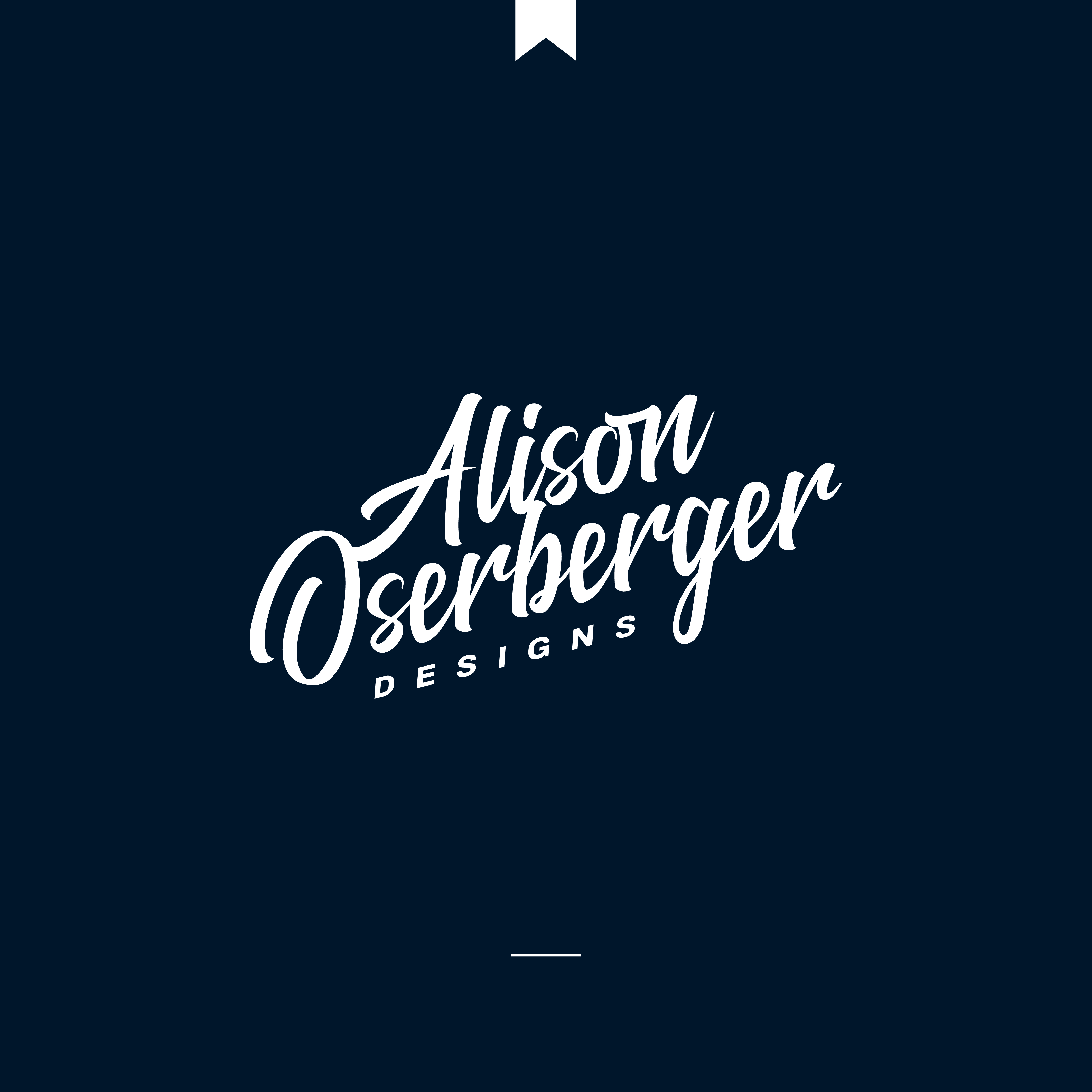 Logo Design by JBalloon Design for Alison Osterberger Designs | Design #26236669