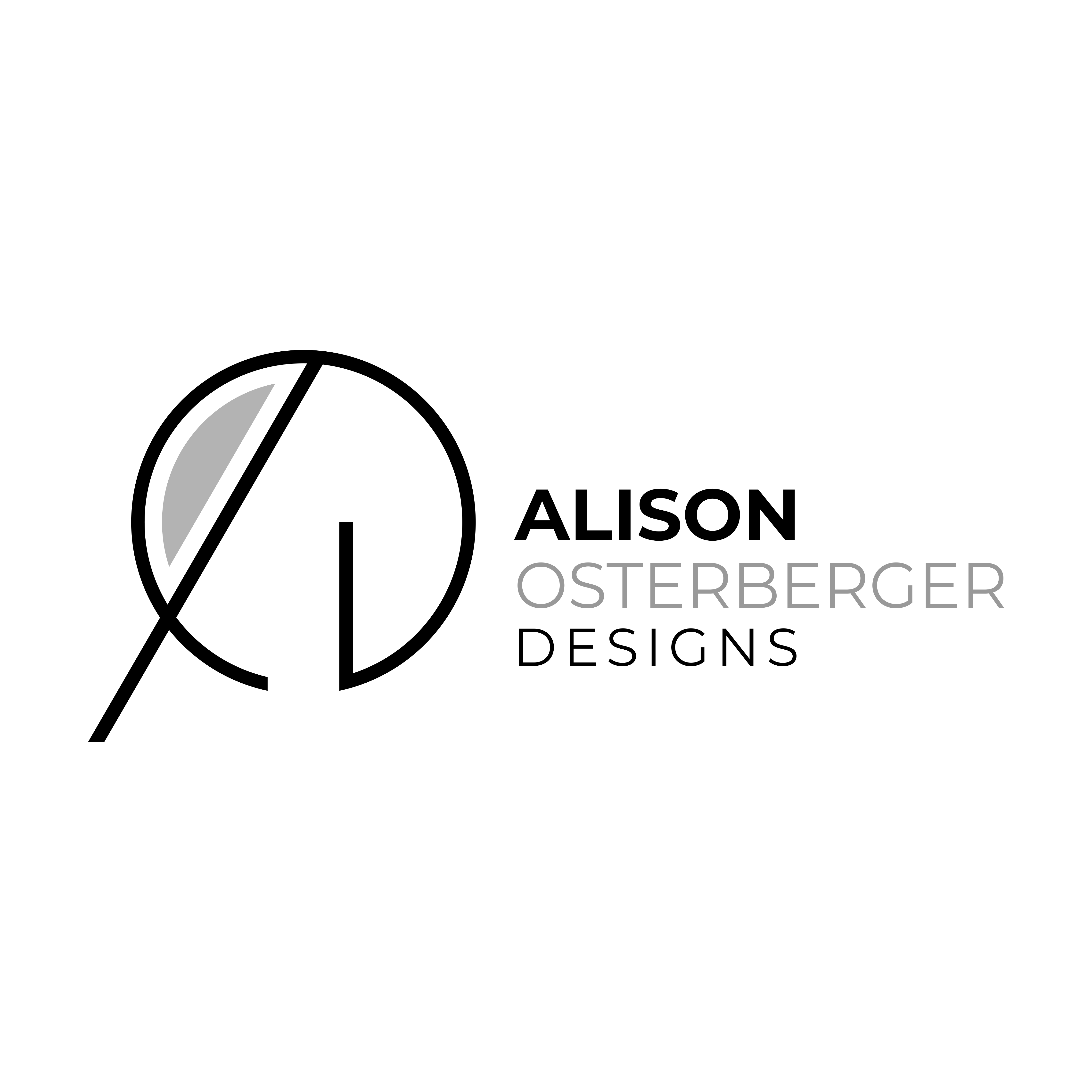 Design de Logo par Sergio Medina pour Alison Osterberger Designs | Design #26231647