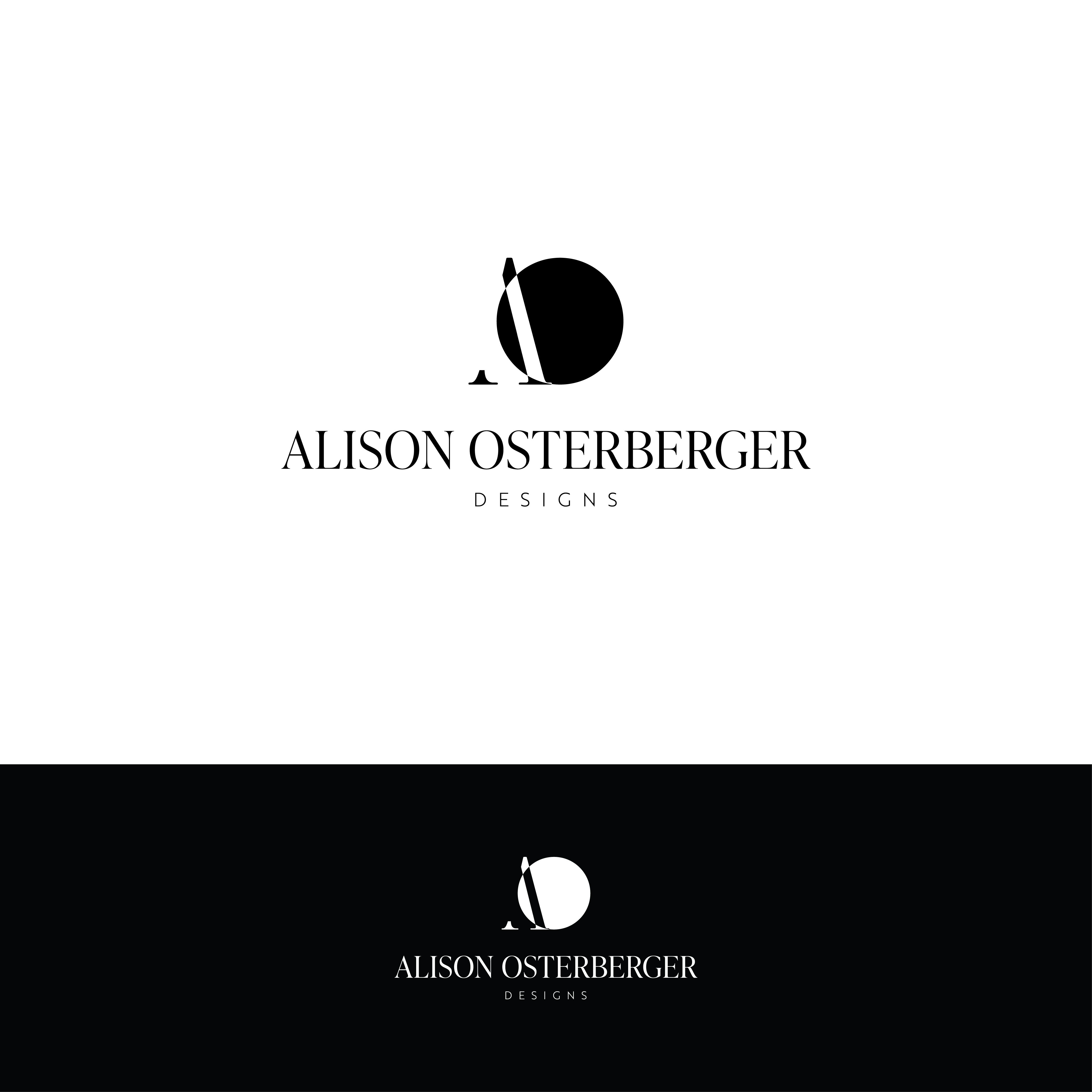 Logo Design by Byhardi for Alison Osterberger Designs | Design #26231662