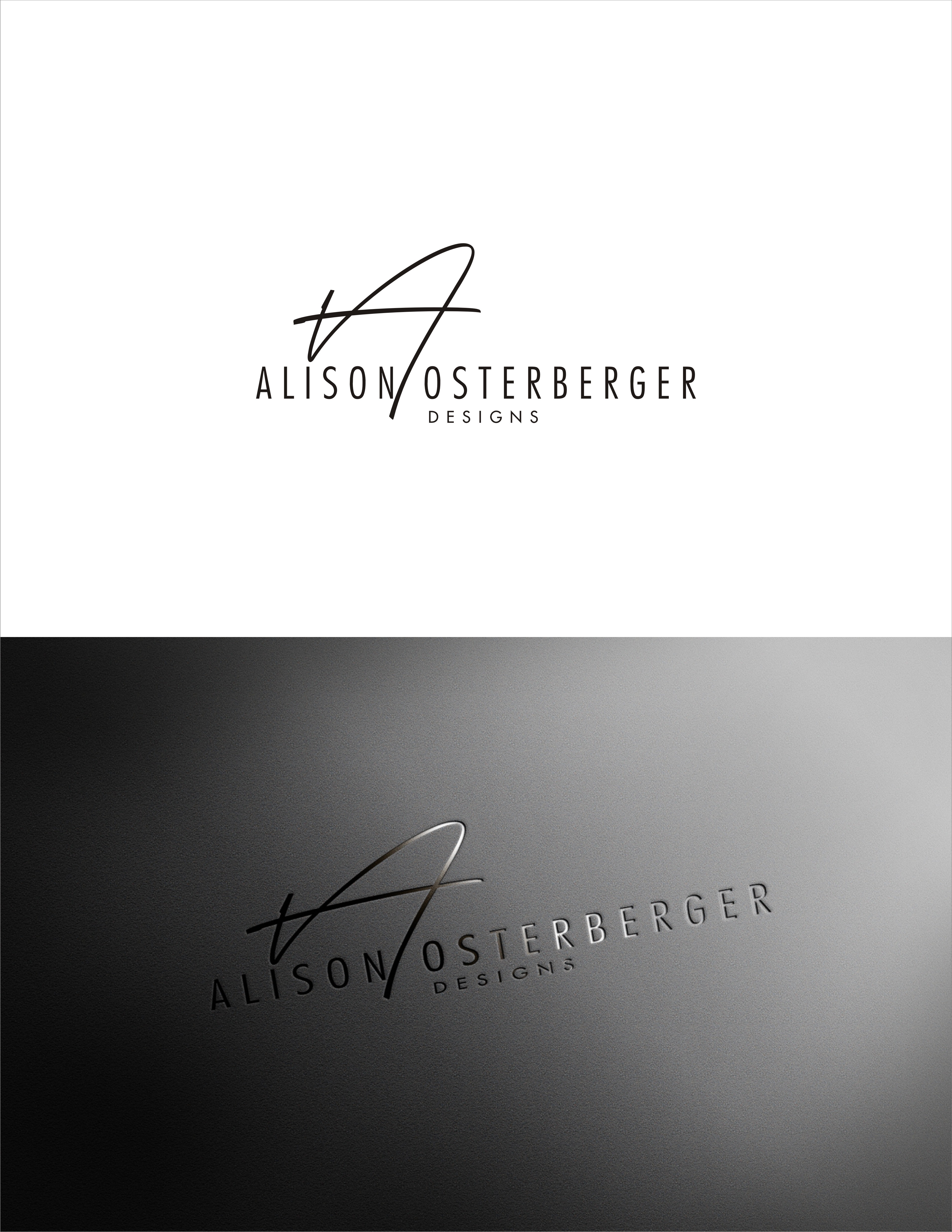Logo Design by warkaddarshan 2 for Alison Osterberger Designs | Design #26231553