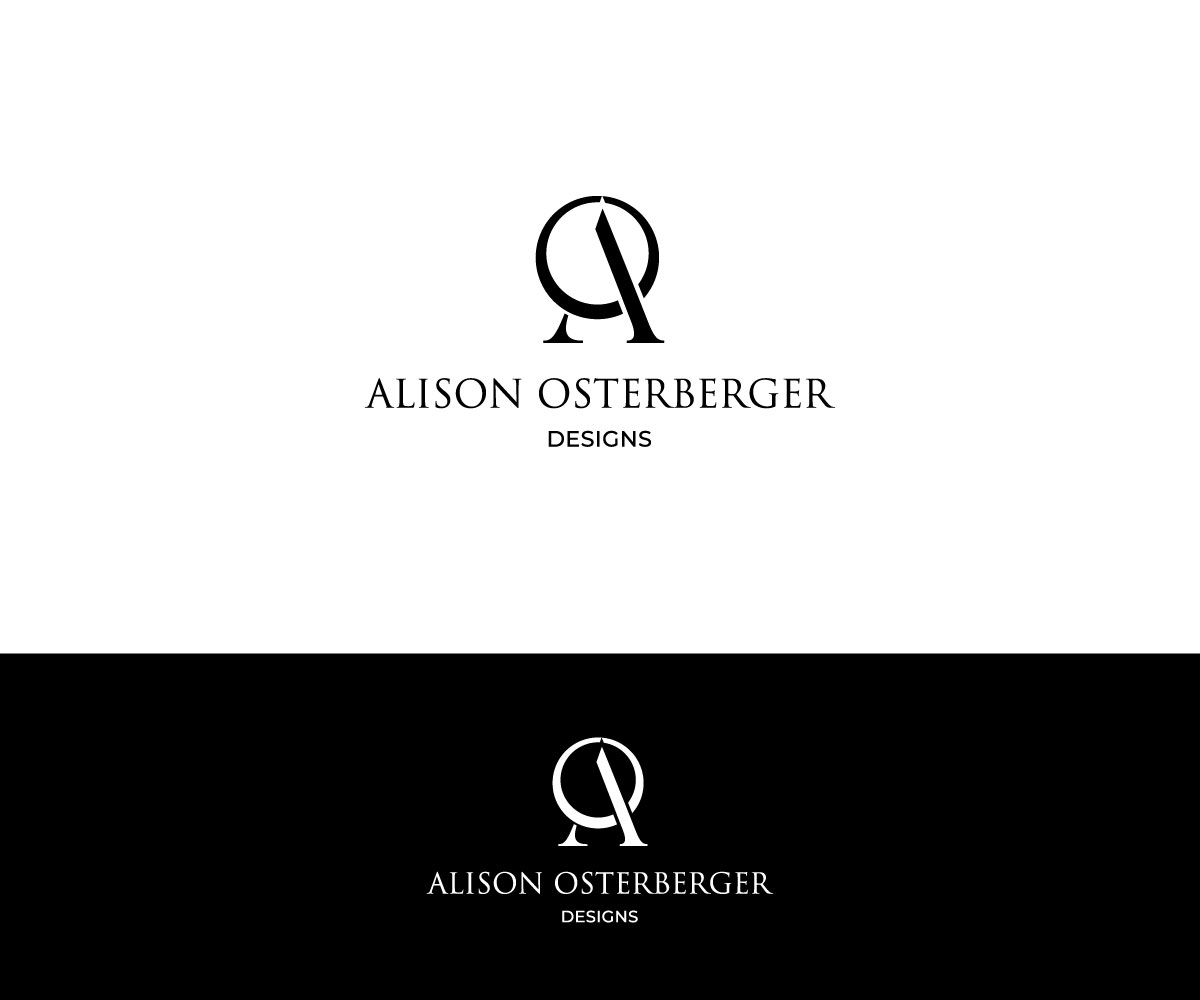 Logo Design by flora.c design for Alison Osterberger Designs | Design #26236803