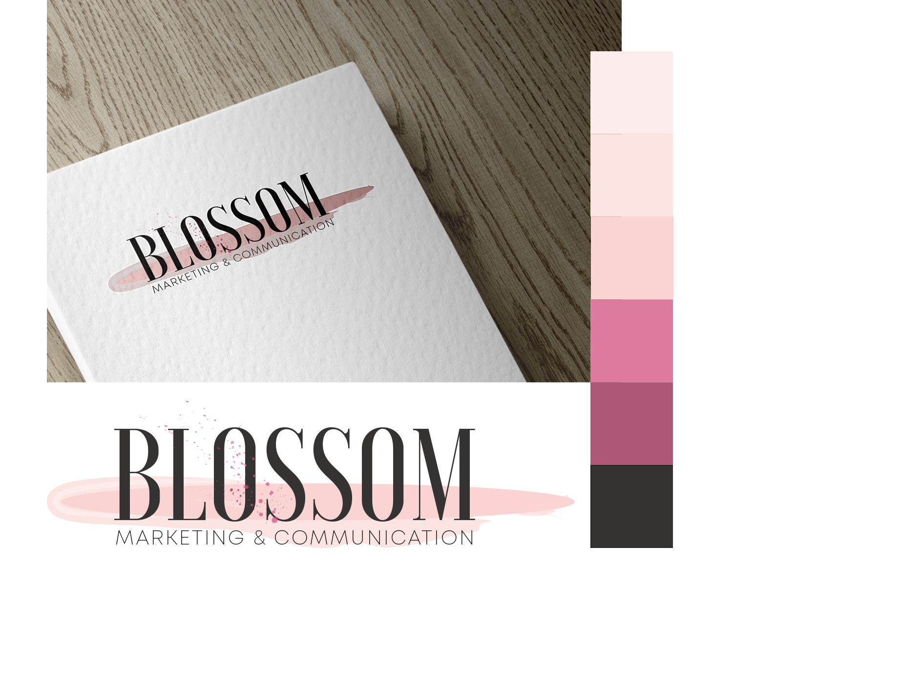 Diseño de Logo por ValentinaQ para Blossom Marketing & Communications | Diseño #26238187