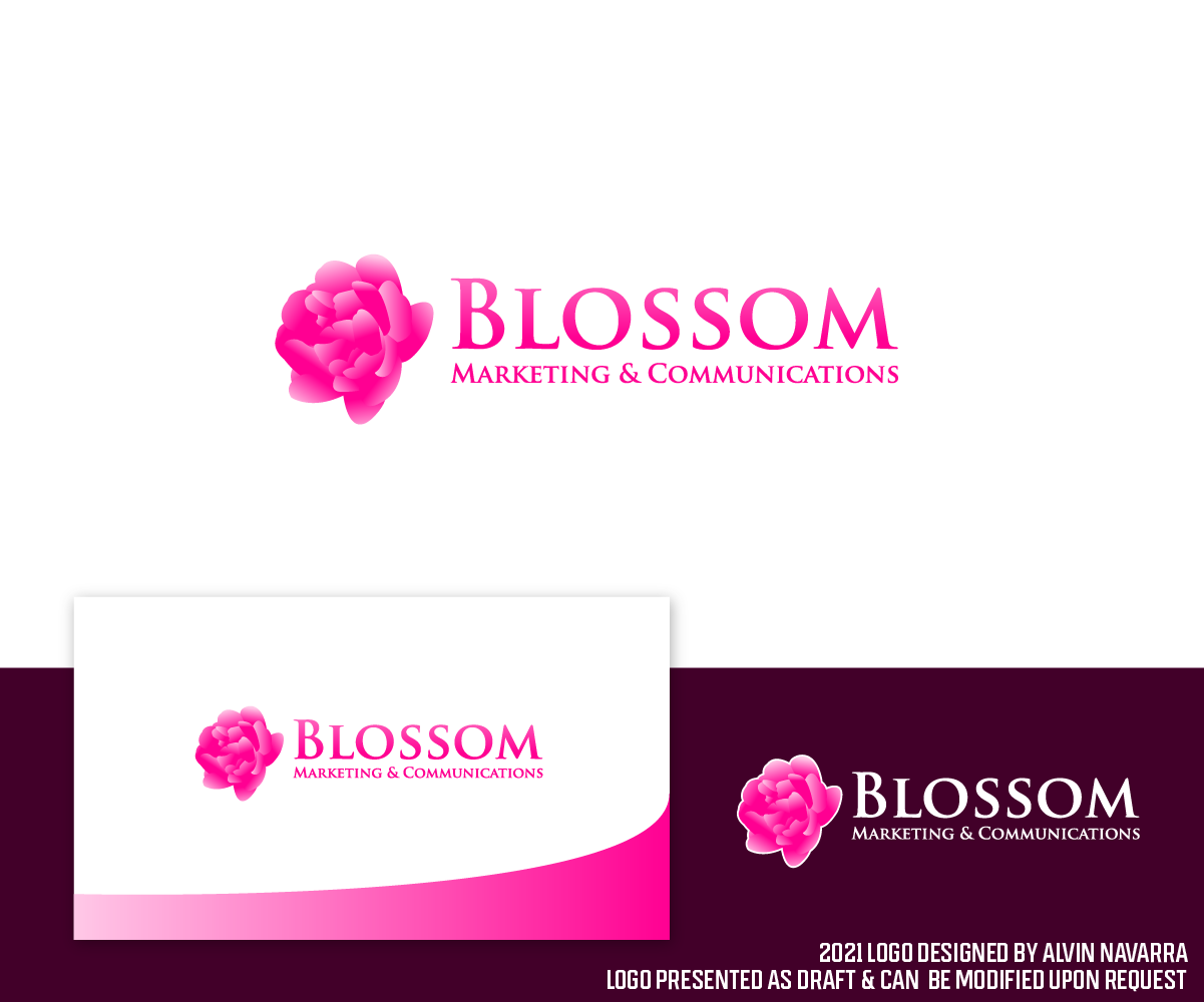 Logo-Design von alvinnavarra für Blossom Marketing & Communications | Design #26238796