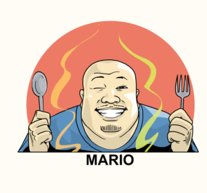 Design a character design for a food curator | Character Design by Tomi Ax