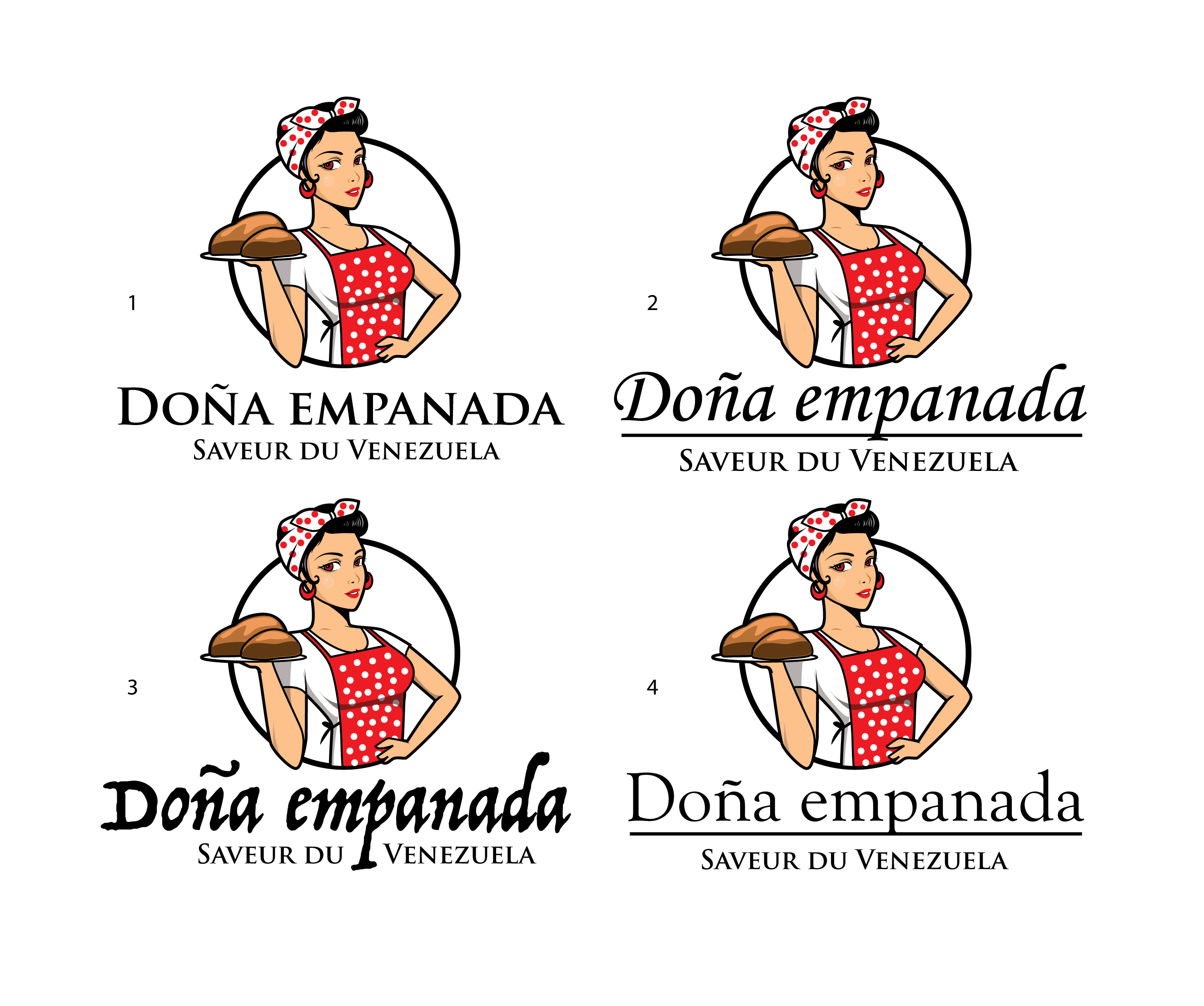 Diseño de Logo por geni para Doña empanada  | Diseño #26246217