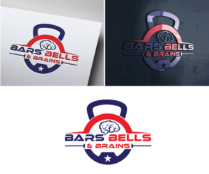 Bars Bells 'n' Brains  -  or Bars Bells & Brains - or even without letters (?) | Logo Design by HEAVEN ART