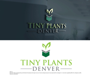 Tiny Plants Denver | Logo Design by sekanul