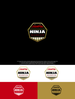 Champion Ninja Warrior | Logo Design by siti MWDesign