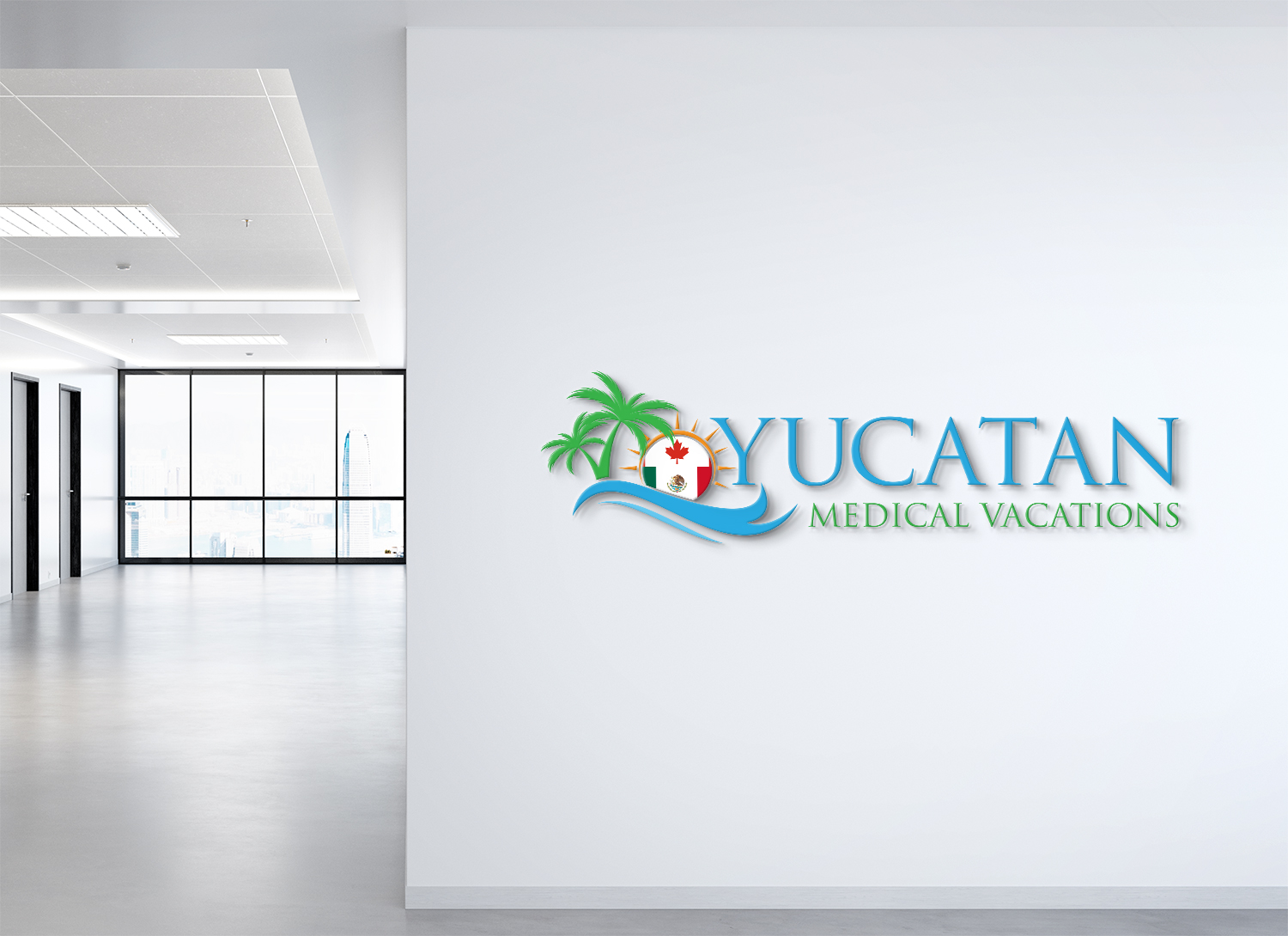 Logo-Design von Deziners Zone für Yucatan Medical Vacations | Design #26241161