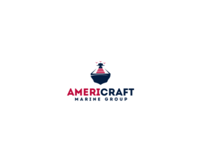 AmeriCraft as the main text with Marine Group smaller under it. | Logo Design by logo_s
