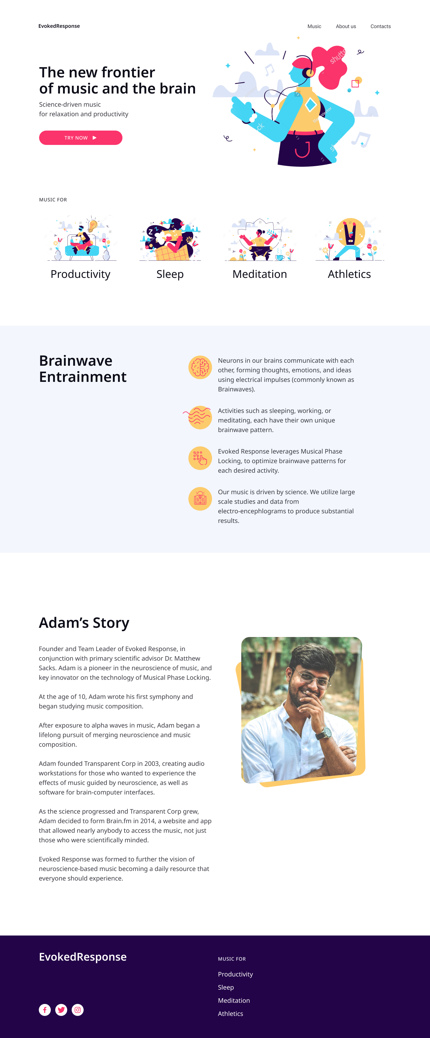 Web Design by darya_h for this project | Design #26243245