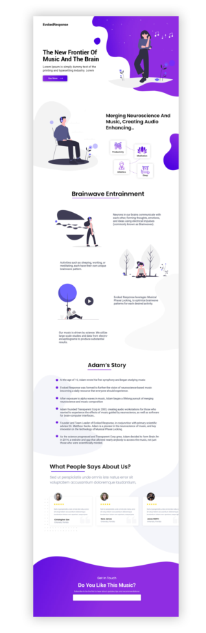 EvokedResponse or ER | Diseño Web por Adeel Rahman