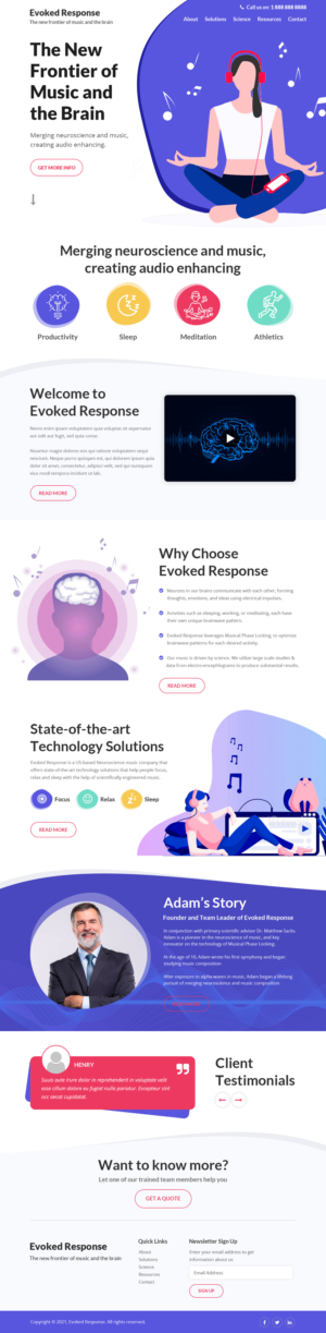 EvokedResponse or ER | Diseño Web por Starlyn DS
