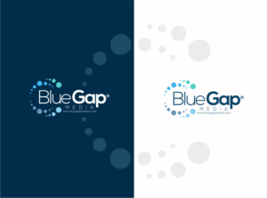 Blue Gap Media | Logo Design by nikkiblue