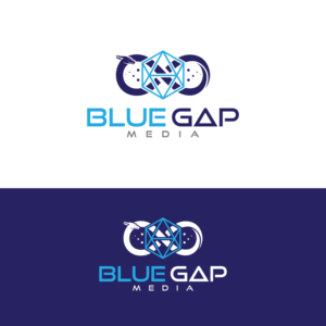 Blue Gap Media | Logo Design by Graphic Bricks