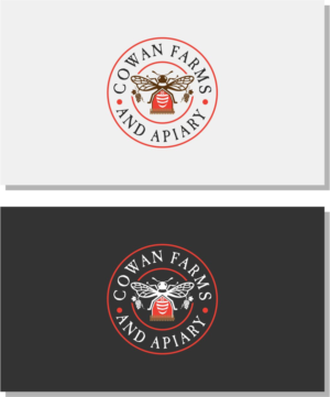 Cowan Farms and Apiary or Cowan Farms & Apiary | Logo Design by Rajiv Kumar