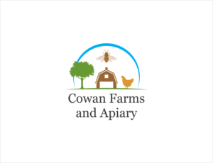 Cowan Farms and Apiary or Cowan Farms & Apiary | Logo-Design von BNdesigner