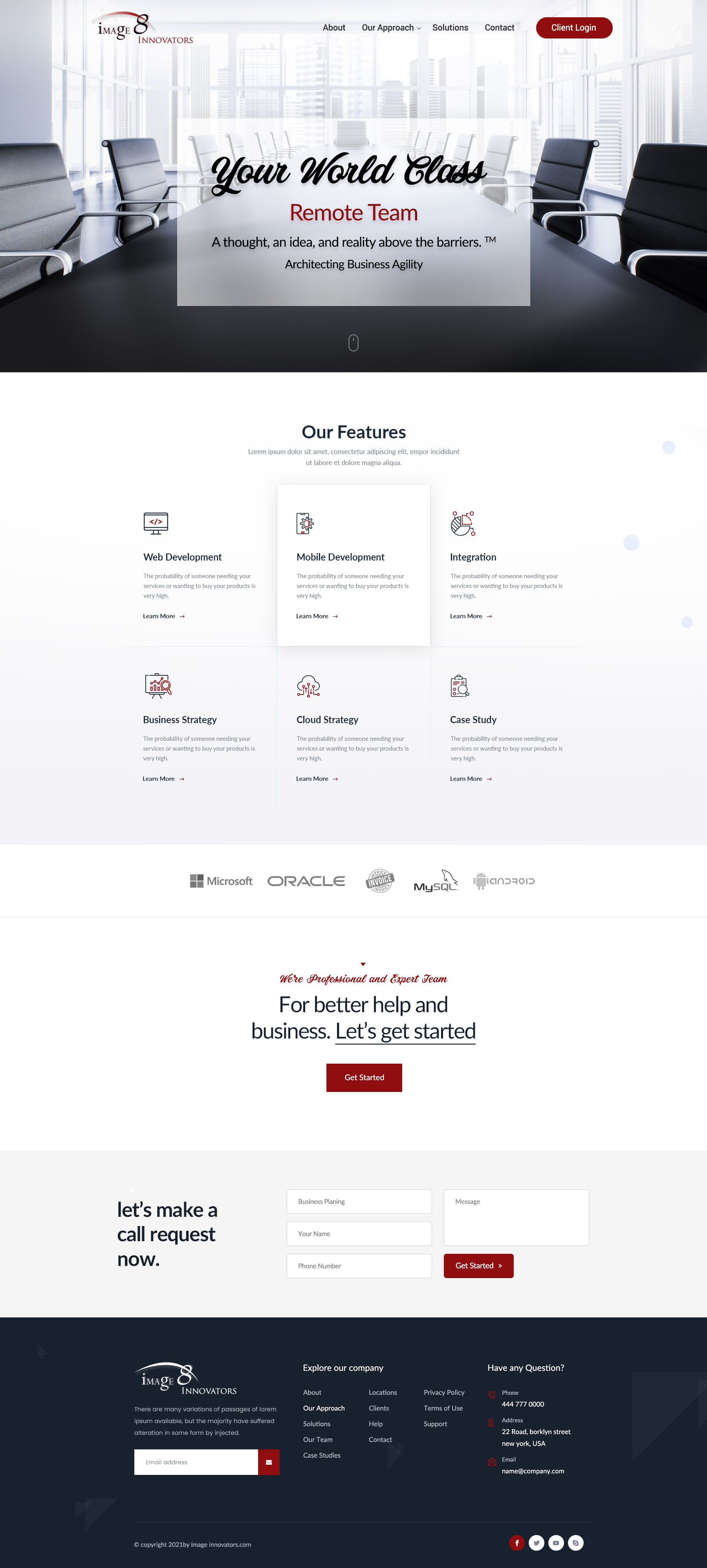 Web Design by Shijo John for this project | Design #26255785