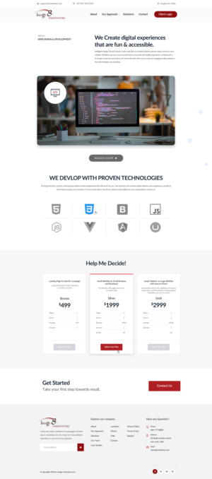 Diseño Web por Shijo John para este proyecto | Diseño: #26260592