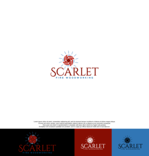 scarlet > fire woodworking | Logo Design by siti MWDesign