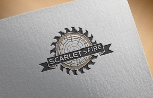 scarlet > fire woodworking | Logo Design by MH@Designer