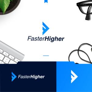 Faster Higher | Logo Design by JBalloon Design